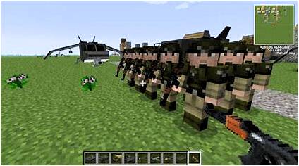 Gun Mods in Minecraft for Android